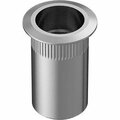 Bsc Preferred Self-Aligning Rivet Nut 8-32 Internal Thread .027-.130 Material Thickness, 10PK 93669A210